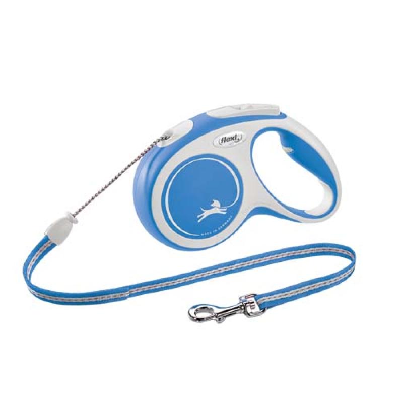 Flexi New Comfort M lanko 5m modrá do 20kg Flexi