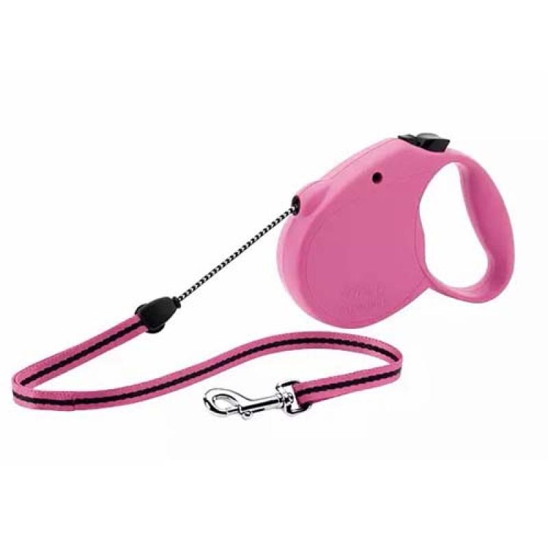 Flexi Standard lanko S 5m do 12kg pink Flexi