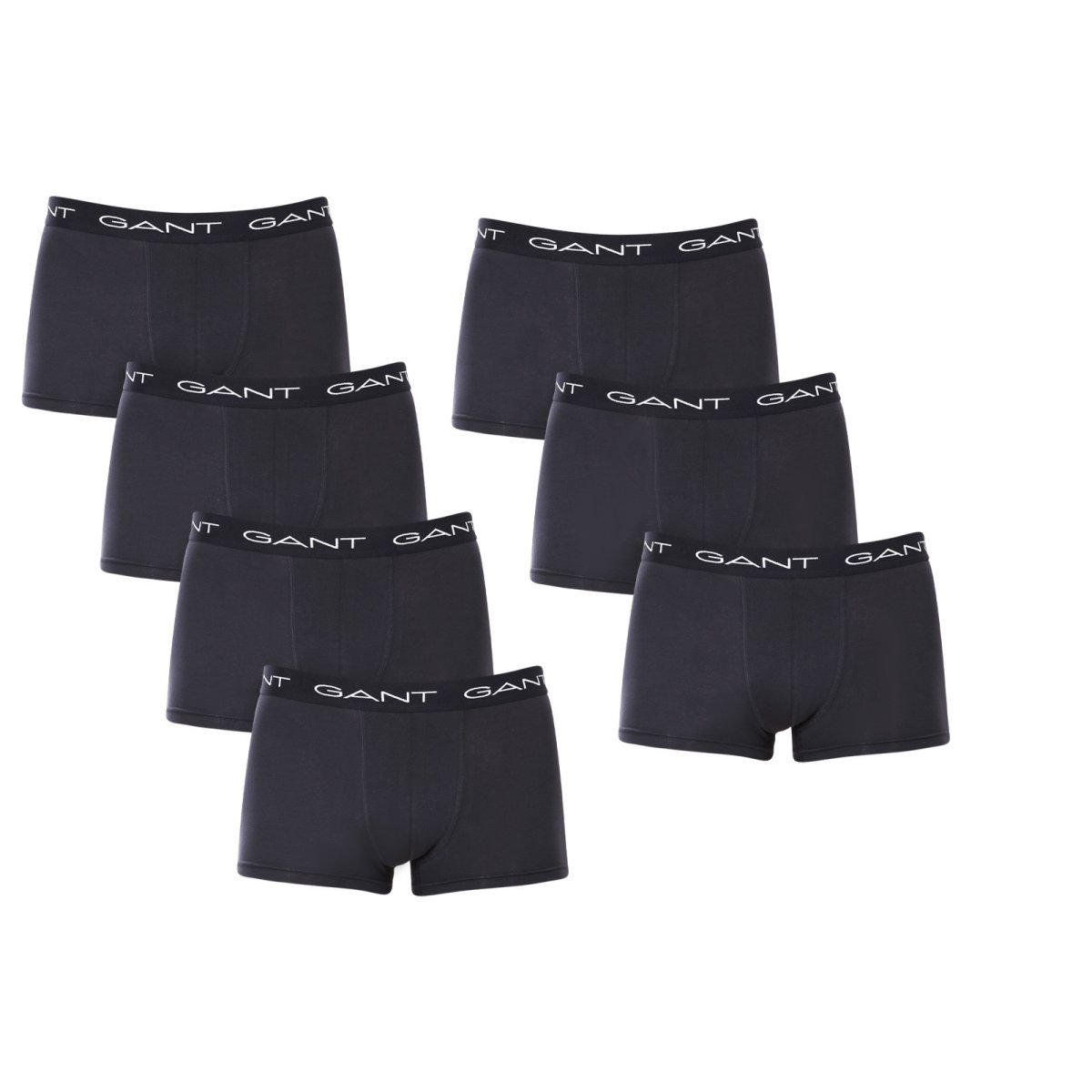 GANT 7PACK pánské boxerky černé (900017003-005) L GANT