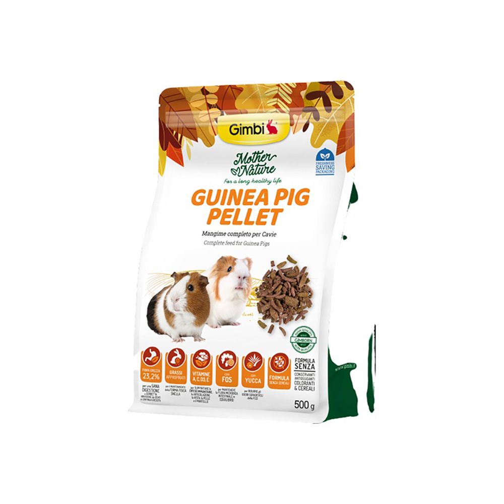 Gimbi Mother nature morče sušené pelety 500 g Gimbi