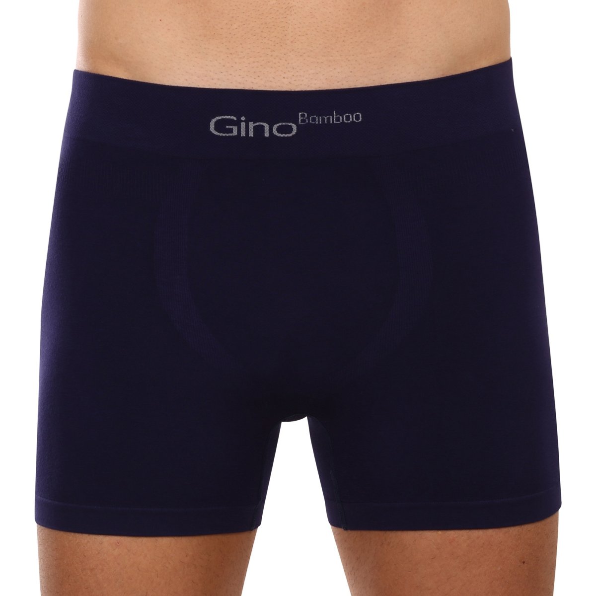 Gino Pánské boxerky bezešvé bambusové modré (54004) XL Gino