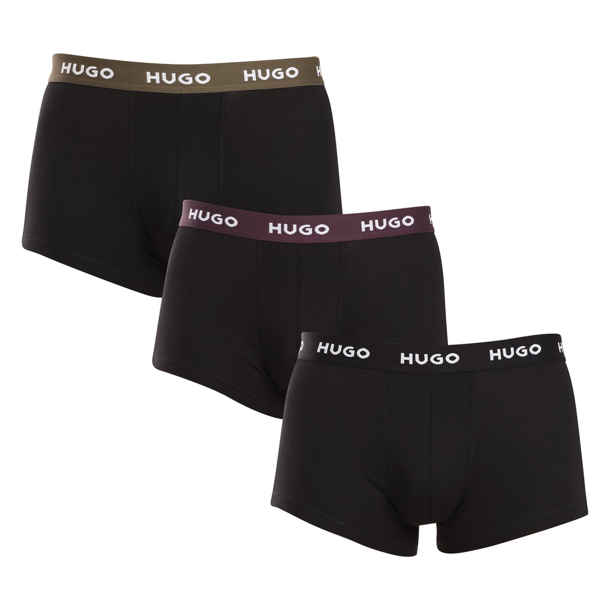 HUGO 3PACK pánské boxerky černé (50517878 988) XXL HUGO