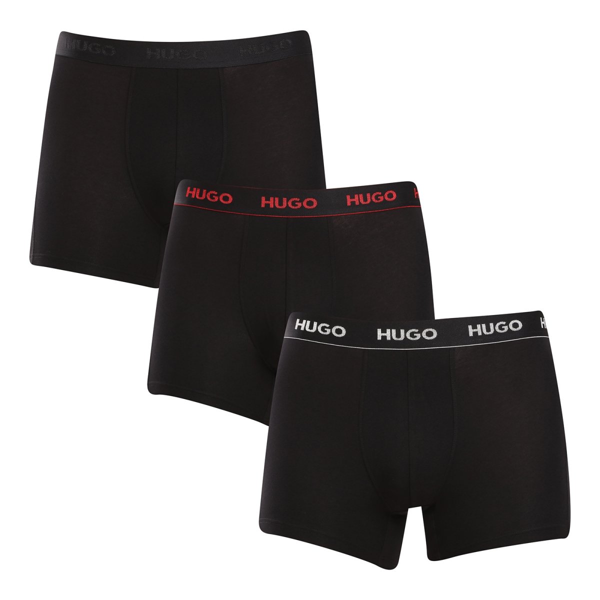 HUGO 3PACK pánské boxerky černé (50517886 991) L HUGO