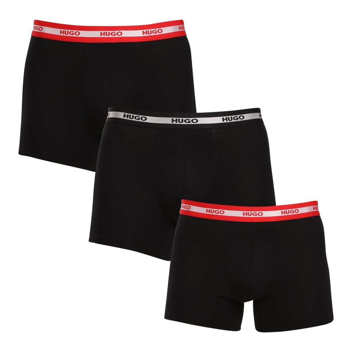 HUGO 3PACK pánské boxerky černé (50520475 962) XXL HUGO