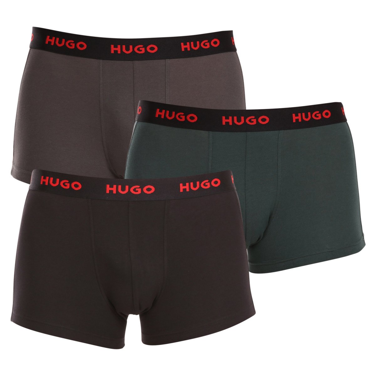 HUGO 3PACK pánské boxerky vícebarevné (50469766 303) M HUGO