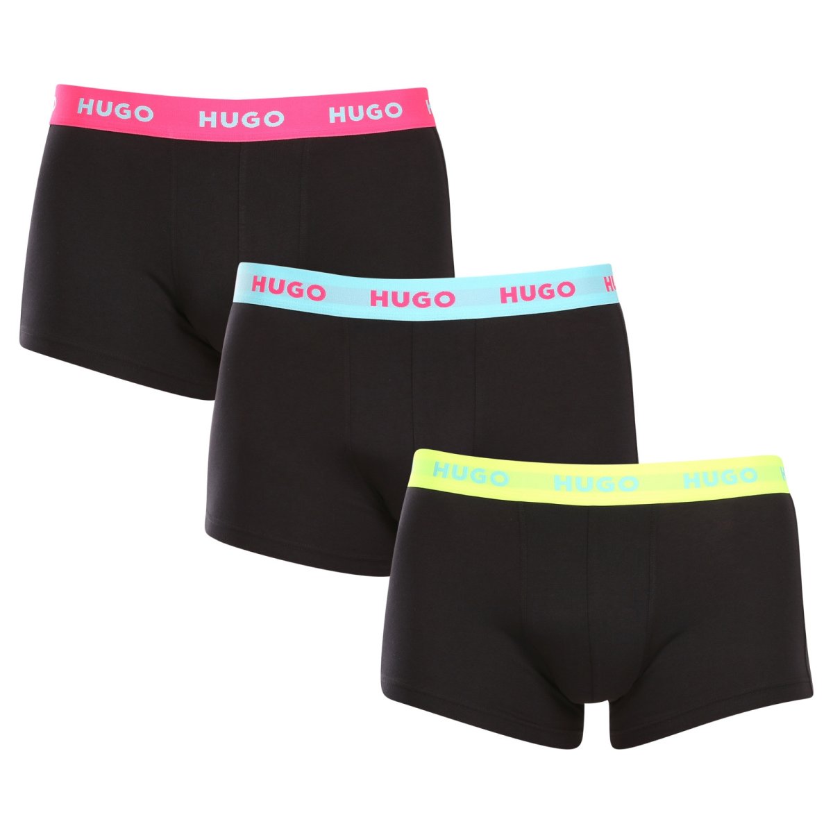 HUGO 3PACK pánské boxerky vícebarevné (50469766 730) M HUGO