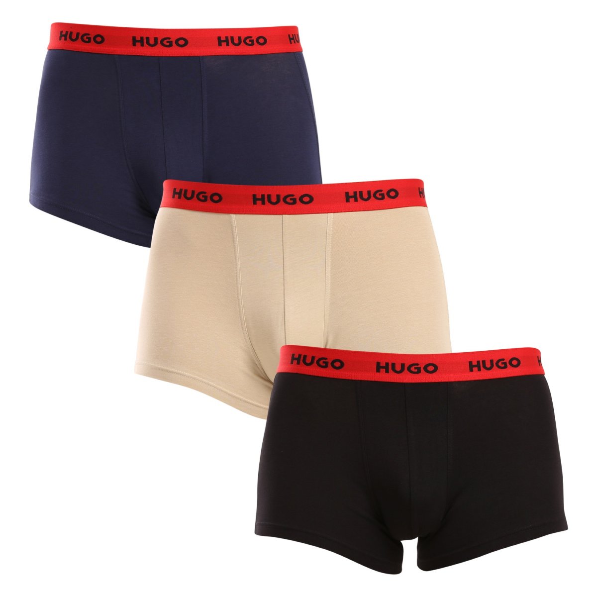 HUGO 3PACK pánské boxerky vícebarevné (50517878 962) M HUGO