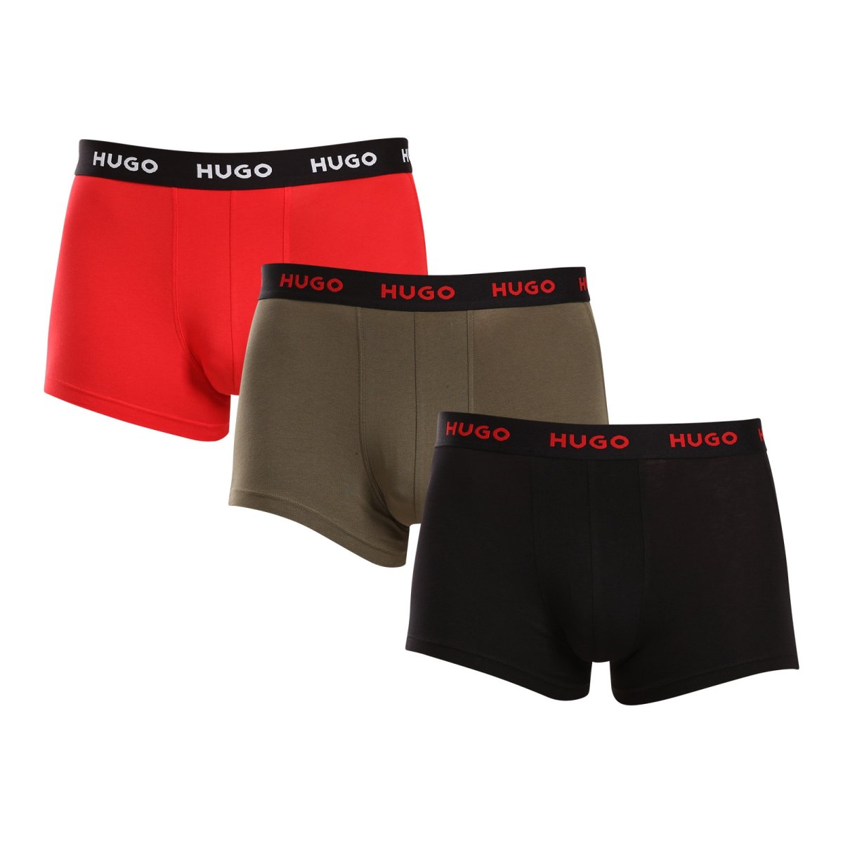 HUGO 3PACK pánské boxerky vícebarevné (50517878 964) M HUGO