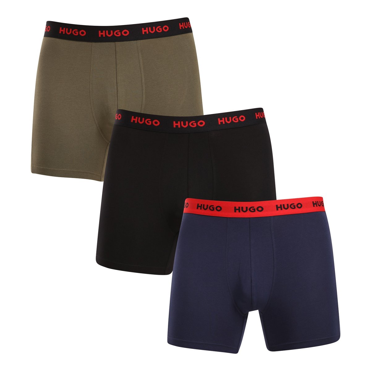 HUGO 3PACK pánské boxerky vícebarevné (50517886 966) XL HUGO
