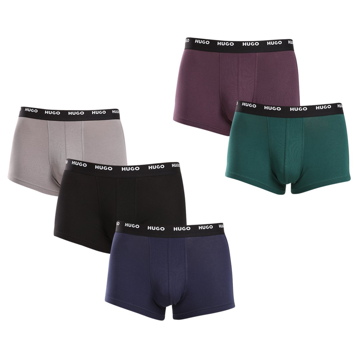 HUGO 5PACK pánské boxerky vícebarevné (50479944 973) XL HUGO