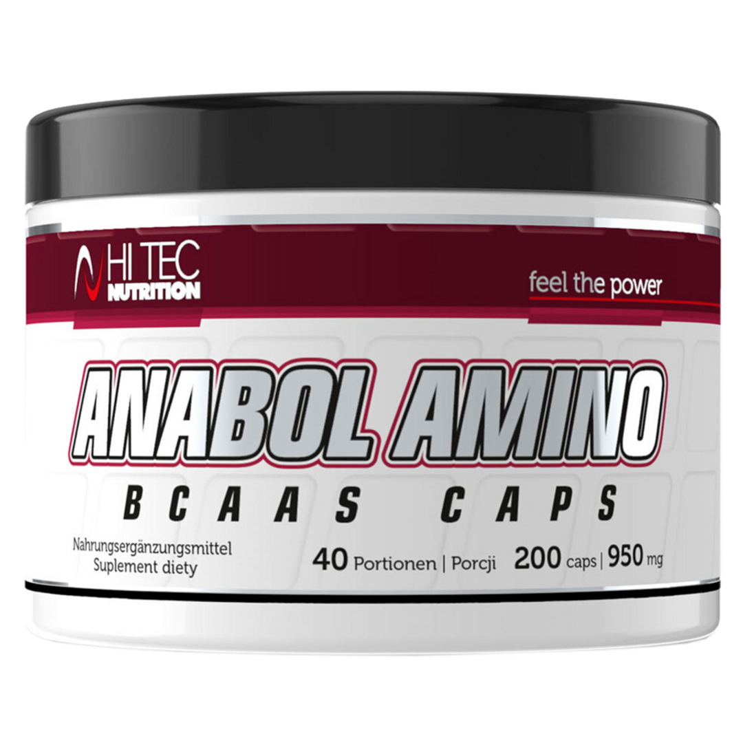 HiTec Nutrition Anabol Amino BCAA S - 200 kapslí HiTec Nutrition