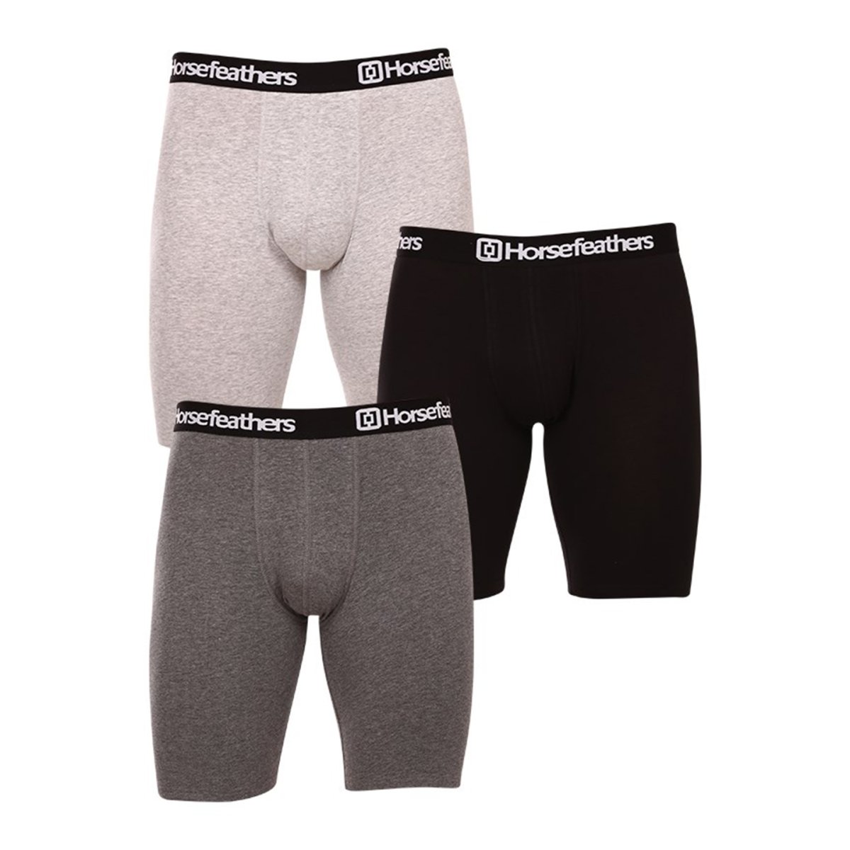 Horsefeathers 3PACK pánské boxerky Dynasty long (AM195D) M Horsefeathers
