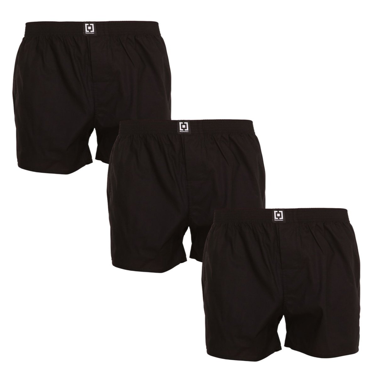Horsefeathers 3PACK pánské trenky Manny black (AM165A) L Horsefeathers