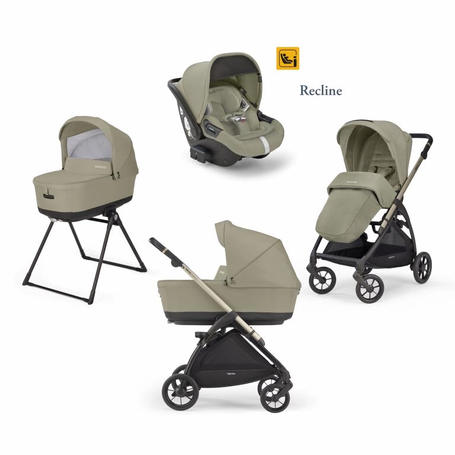 Inglesina Kočárek Electa Darwin Recline 4v1 2023 Nolita Beige Inglesina