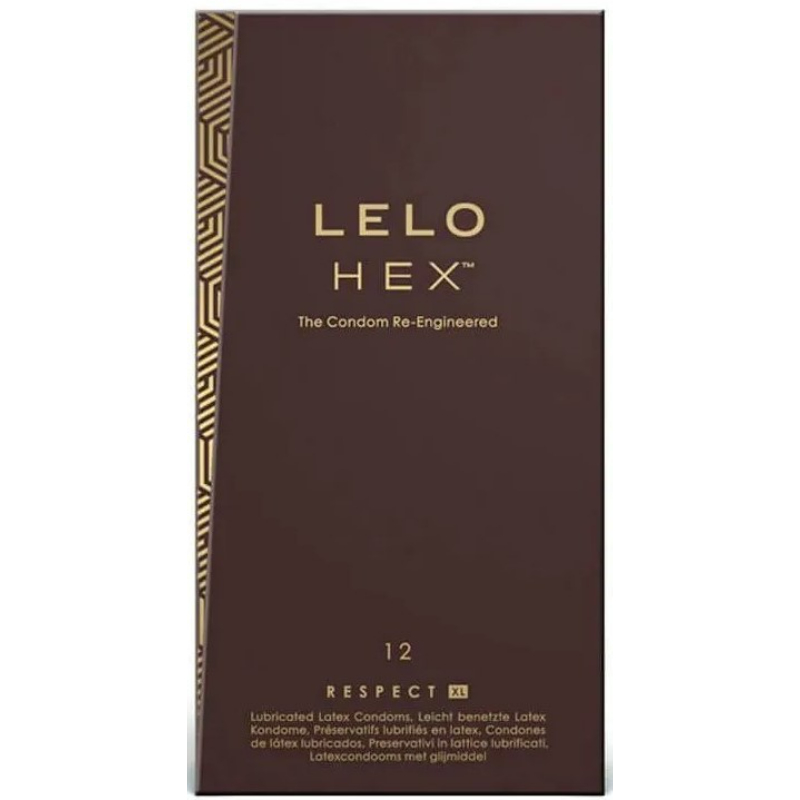 LELO Hex Respect – XL kondomy (12 ks) LELO