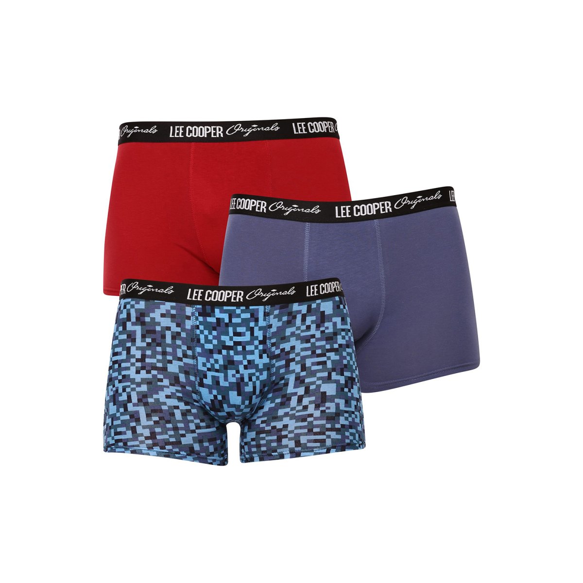 Lee Cooper 3PACK pánské boxerky vícebarevné (LCUBOX3P2-1946710) M Lee Cooper