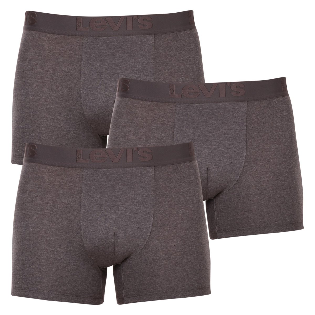 Levis 3PACK pánské boxerky šedé (905045001 007) M Levi's