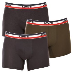 Levis 3PACK pánské boxerky vícebarevné (100002870 009) M Levi's