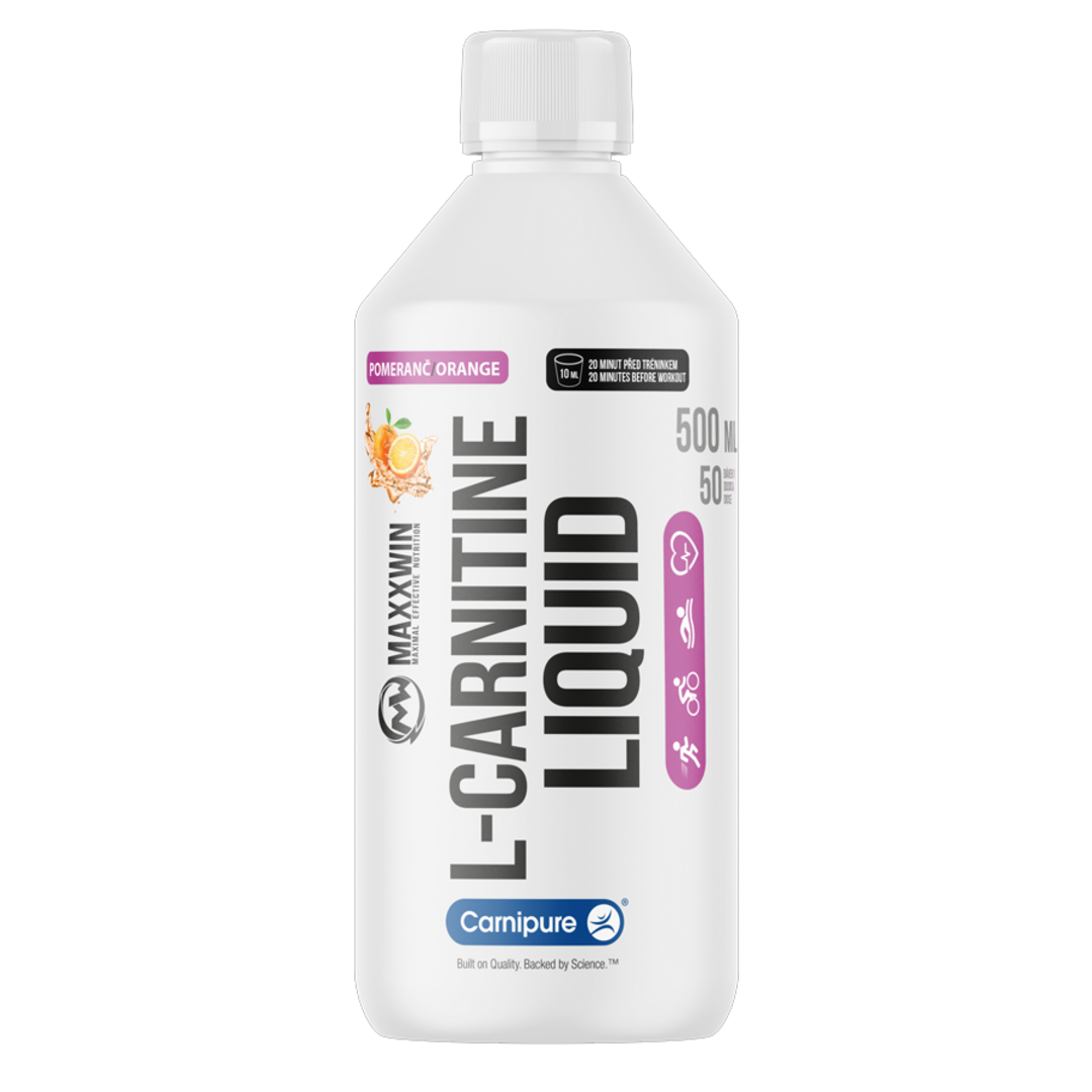 MAXXWIN L-Carnitine Liquid 500ml - višeň MAXXWIN
