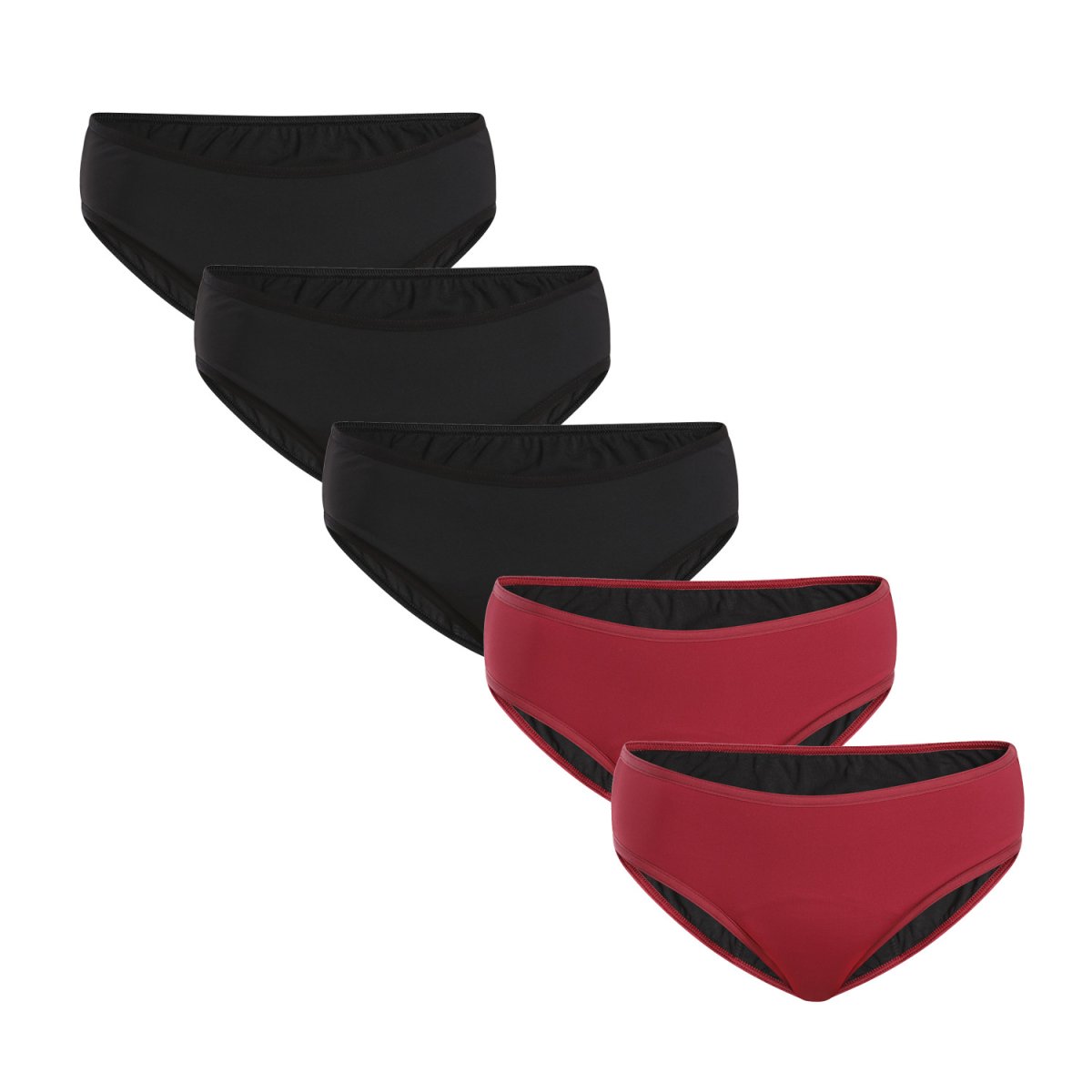Meracus 5PACK Menstruační kalhotky Timeless Plus (MEMS101) XS Meracus