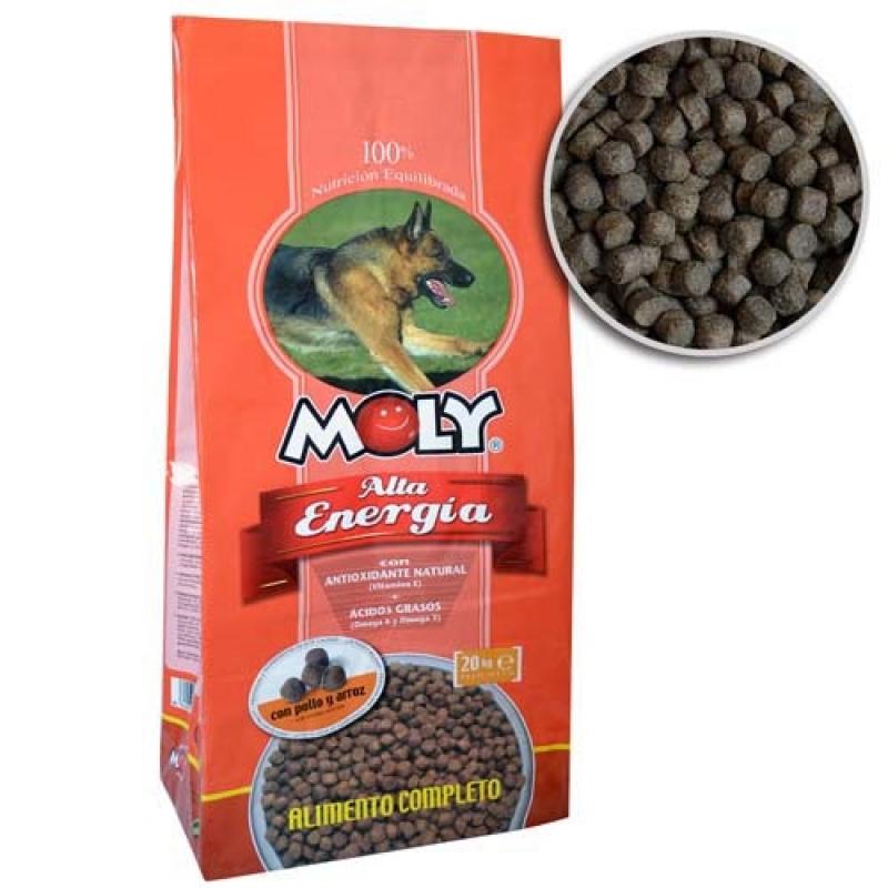 Moly HIGH ENERGY 32/15 20kg vysoce energetické krmivo pro psy Moly