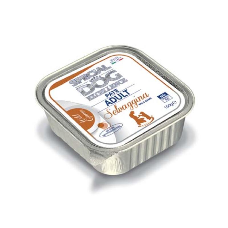 Monge SPECIAL DOG EXCELLENCE ADULT paté Wild zvěřina 150g vanička Monge