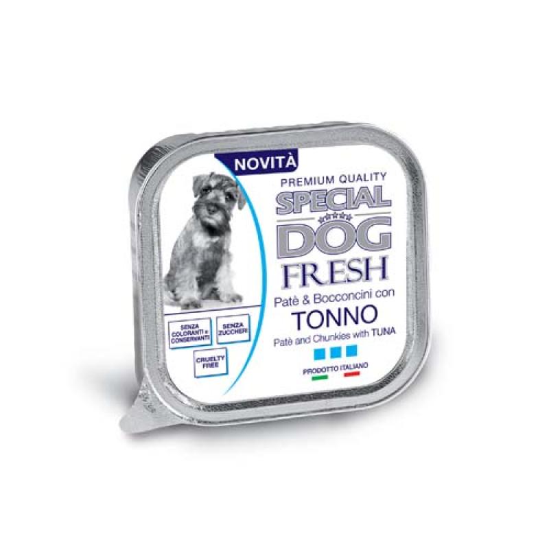 Monge SPECIAL DOG EXCELLENCE FRESH Paté a kousky tuňák 150g vanička Monge