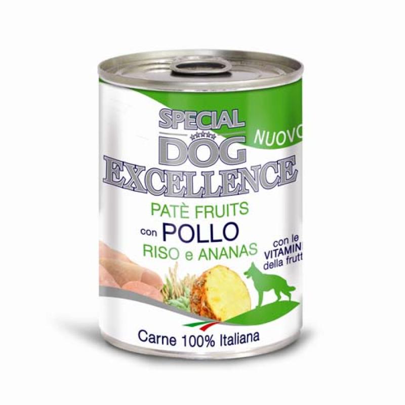 Monge SPECIAL DOG EXCELLENCE FRUITS paté kuře