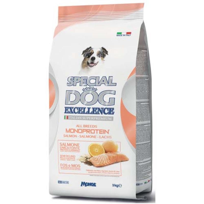Monge SPECIAL DOG EXCELLENCE MONOPROTEIN 3kg losos- monoproteinové krmivo pro psy vš Monge