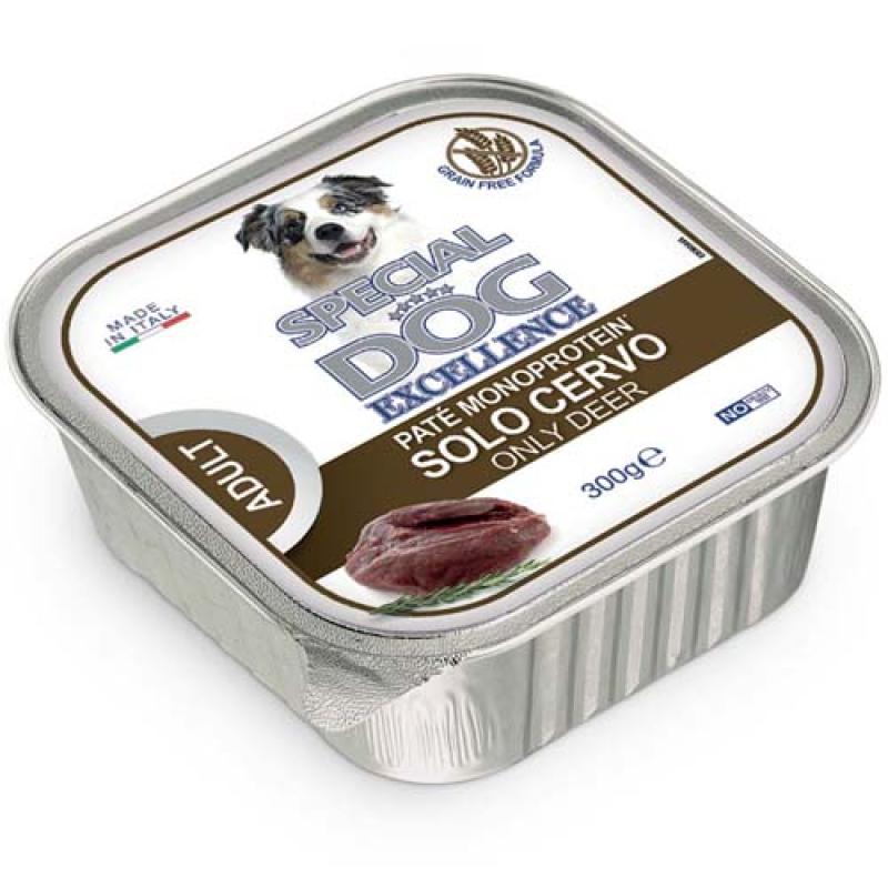 Monge SPECIAL DOG EXCELLENCE pate MONOPROTEIN čistě jelen 300g grain free vanička Monge