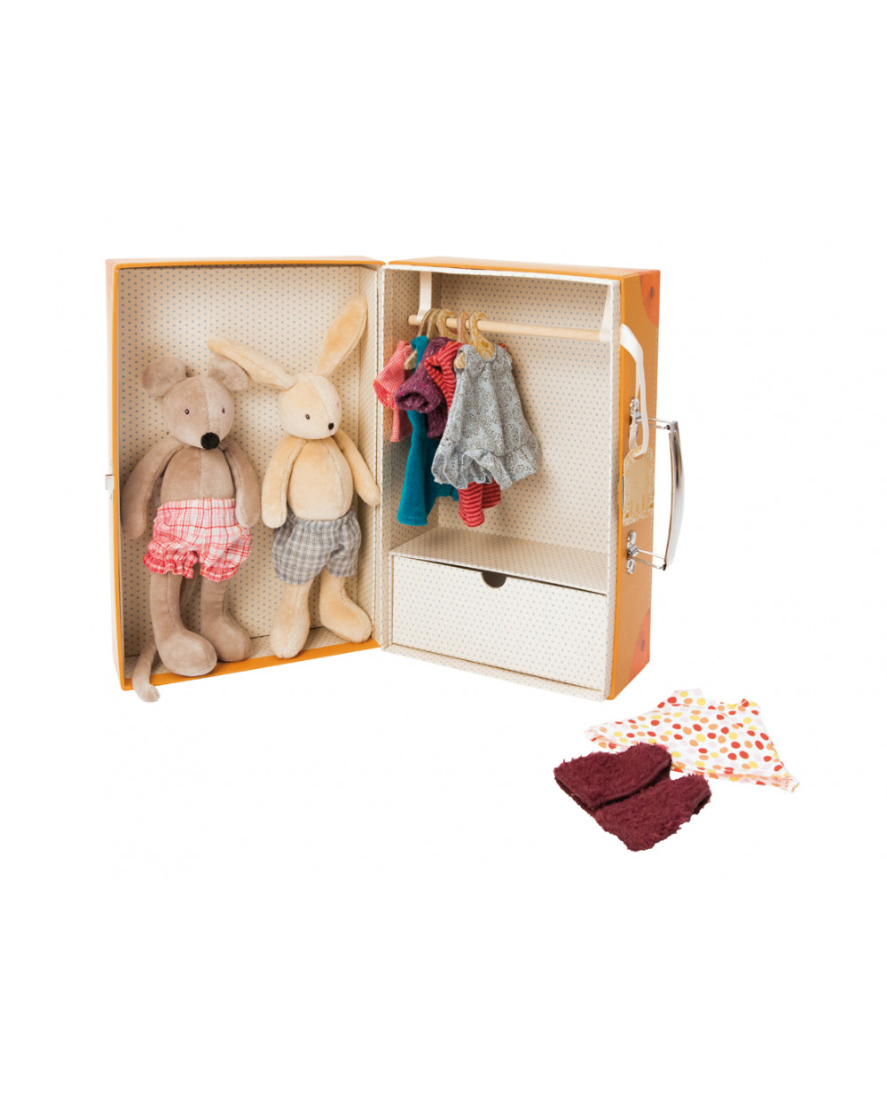 Moulin Roty Myška a zajíček v kufříku Moulin Roty