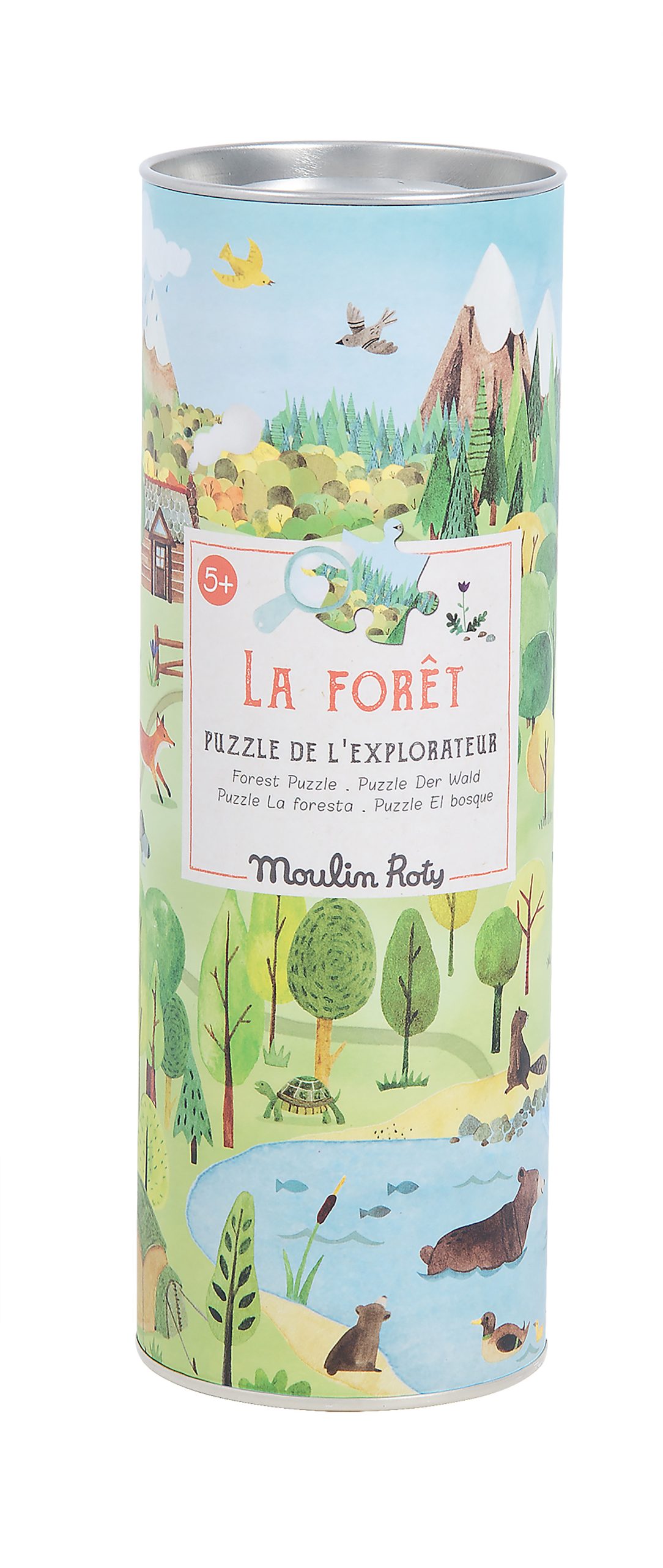 Moulin Roty Puzzle objevovatele Les - 96 pcs Moulin Roty
