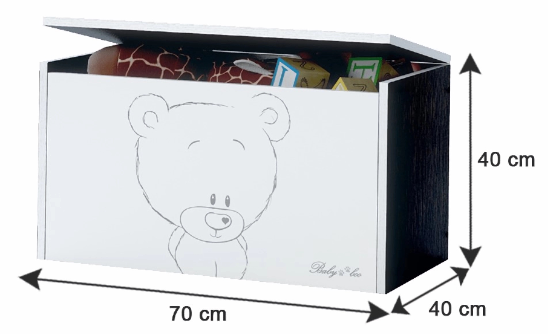 NELLYS Box na hračky - Králík NELLYS