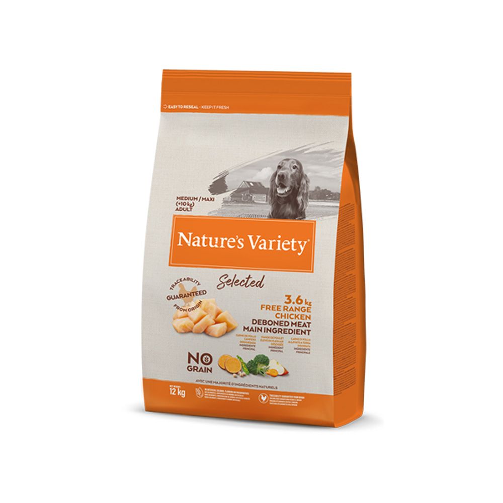 Natures Variety Selected pro střední psy kuřecí granule 12 kg Natures Variety