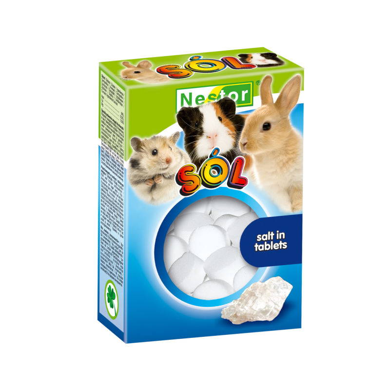 Nestor Sůl v tabletách pro hlodavce 170g Nestor