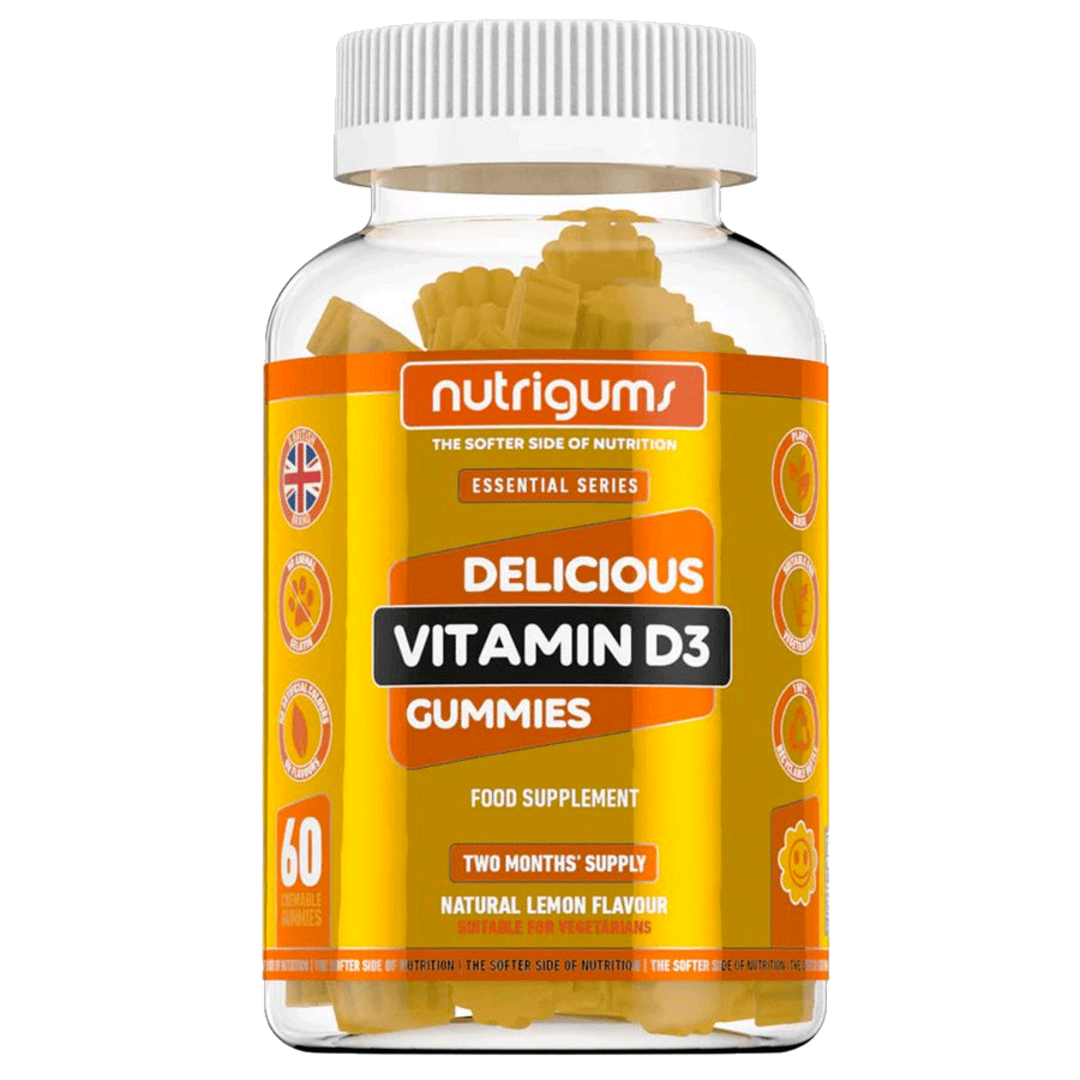 Nutrigums Vitamin D3 60 želé - citron Nutrigums