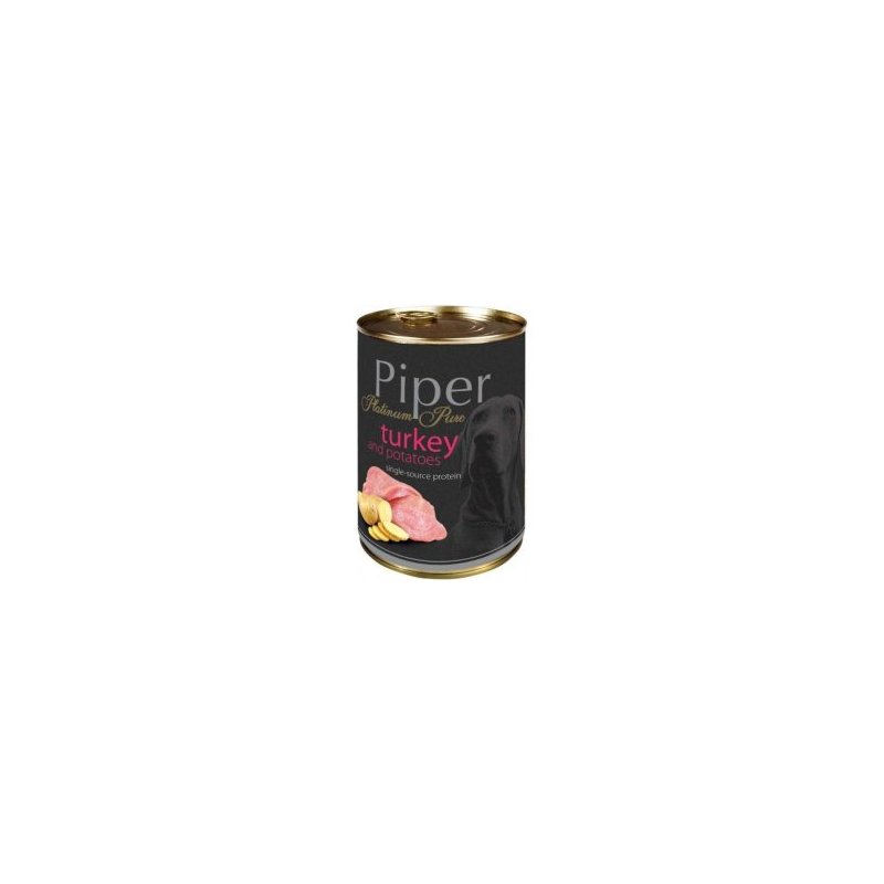 PURE Turkey 400g krůta a brambory konzerva pro dospělé psy
