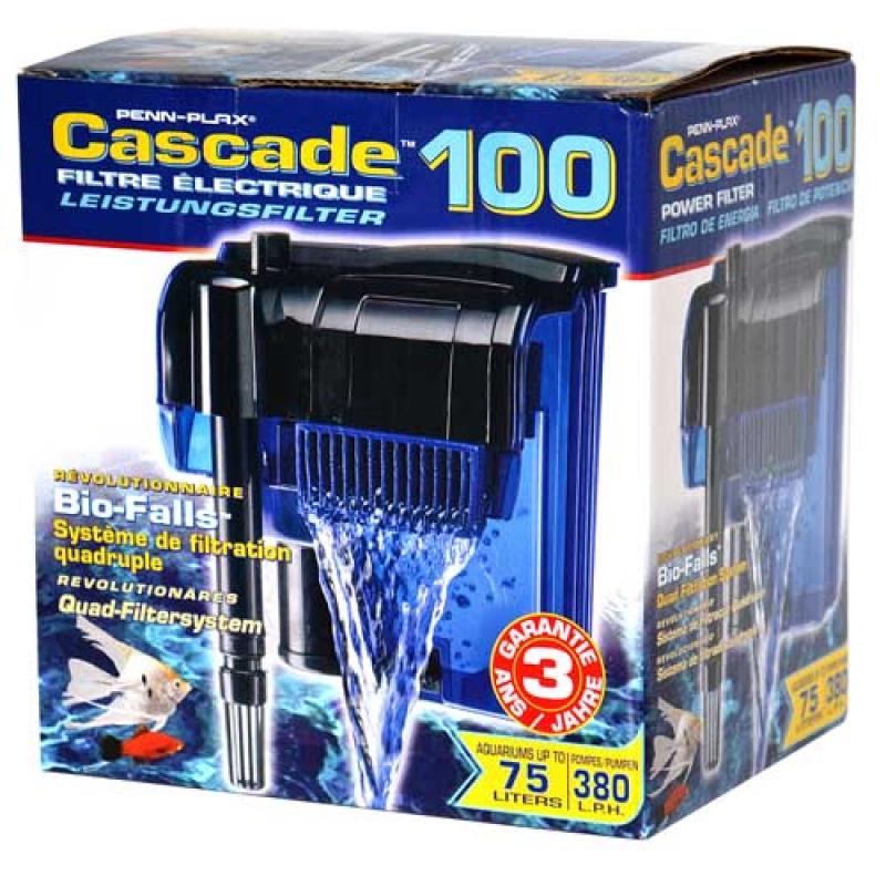 Penn Plax CASCADE 100 380l/h do 75l vnější závěsný akvarijní filtr Penn Plax