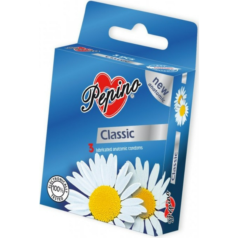 Pepino Classic – klasické kondomy (3 ks) Pepino