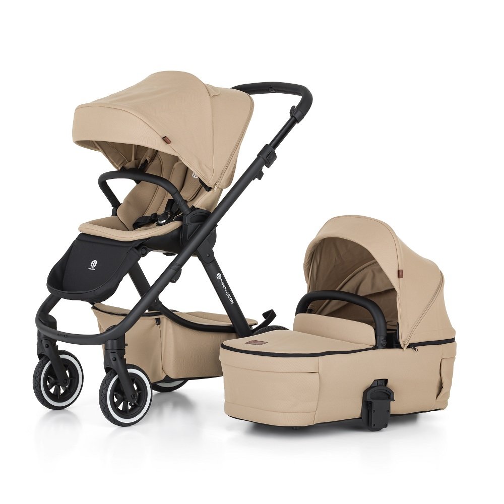 Petite&Mars Kočárek kombinovaný ICON 2v1 Mocha Beige XXL AIR Petite&Mars