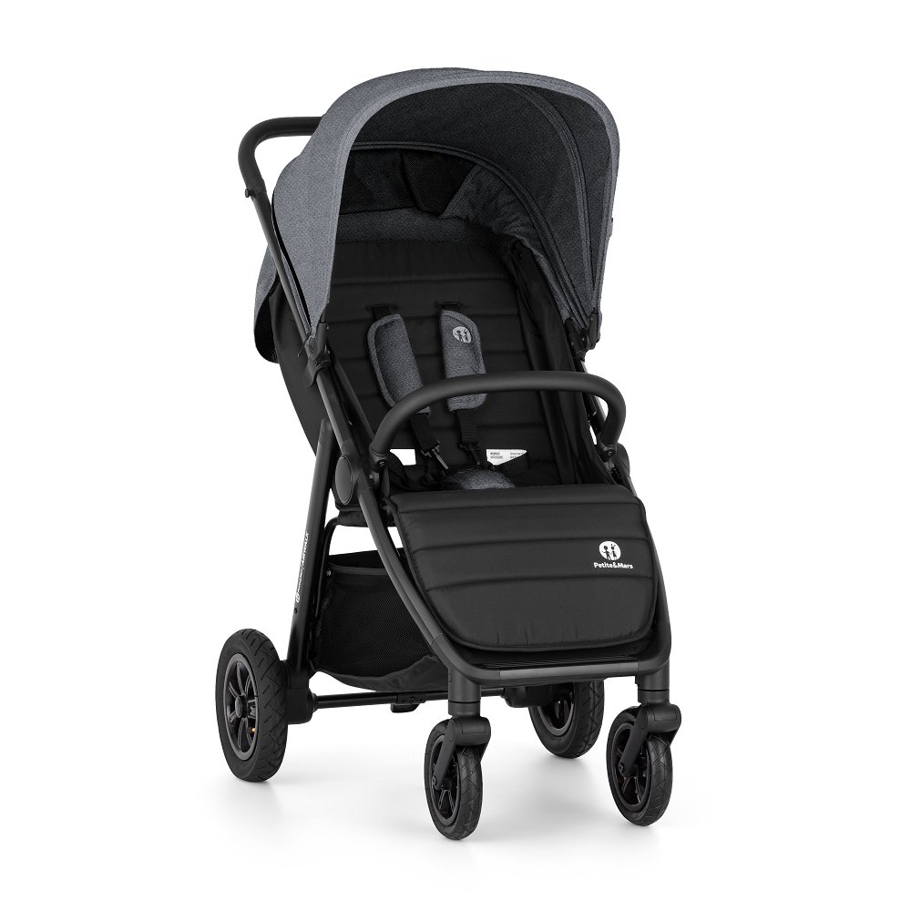 Petite&Mars Kočárek sportovní Airwalk2 Ultimate Grey Petite&Mars