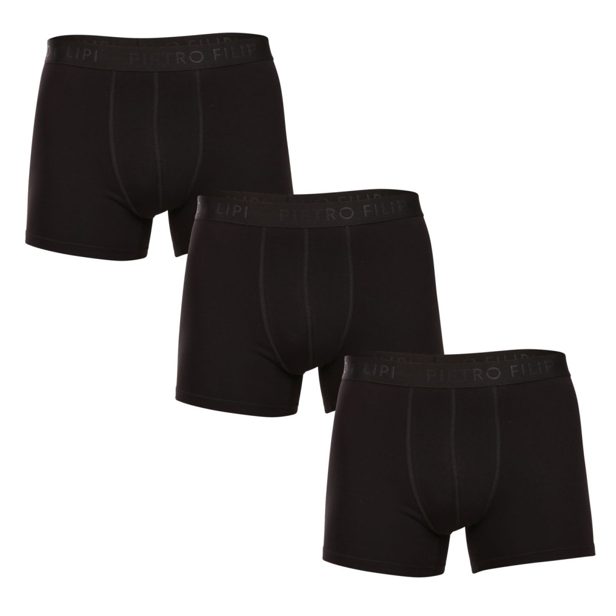 Pietro Filipi 3PACK pánské boxerky černé (3BCL001) L Pietro Filipi
