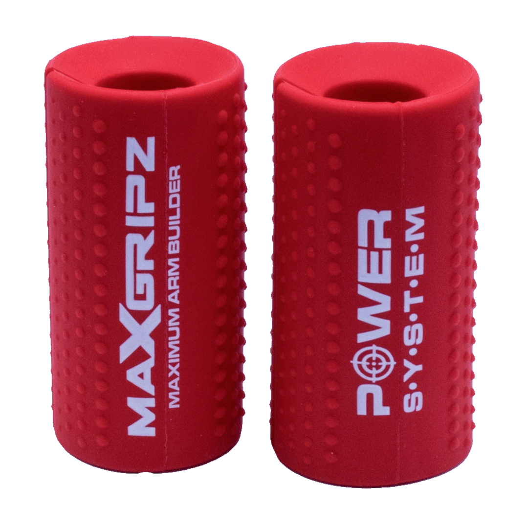 Power System Gripy na posilovací tyč MAX GRIPZ červené - XL Power System