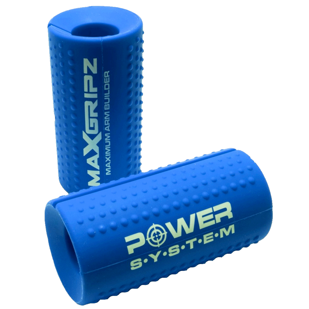 Power System Gripy na posilovací tyč MAX GRIPZ modré - M Power System