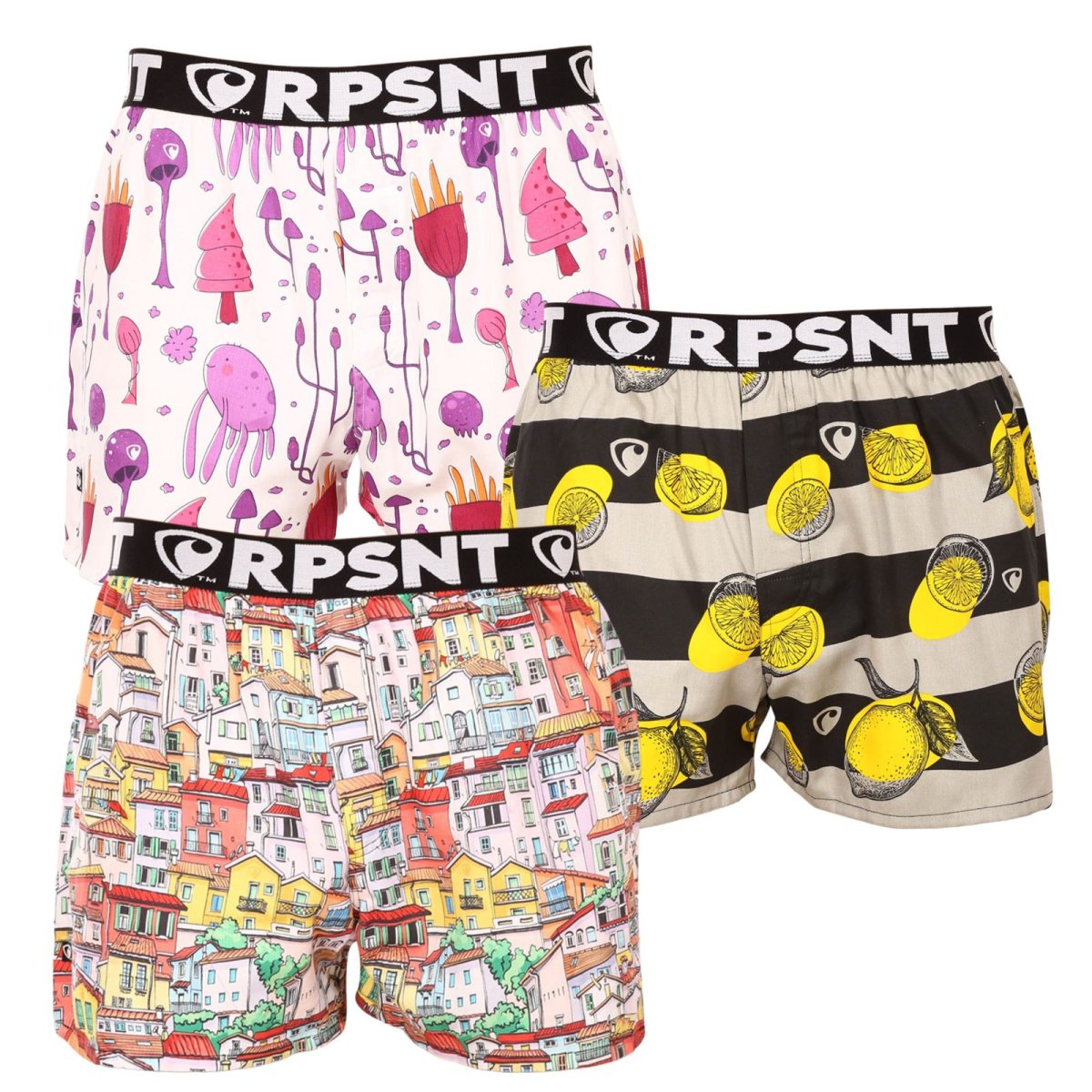 Represent 3PACK pánské trenky exclusive Mike (R3M-BOX-07161922) M Represent
