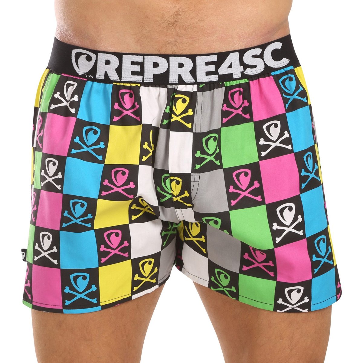 Represent Pánské trenky exclusive Mike Bones Monoscope (R4M-BOX-0718) 3XL Represent