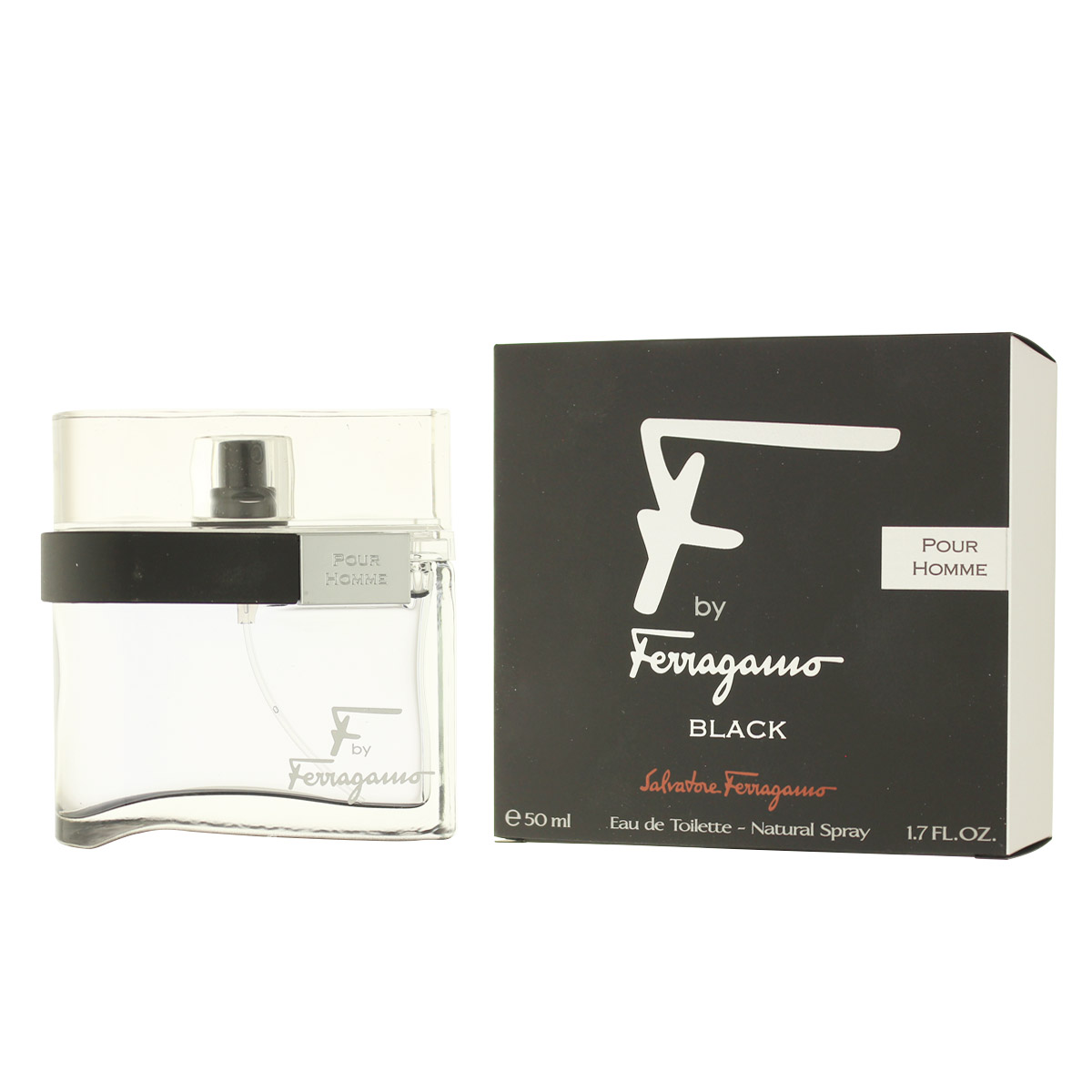 Salvatore Ferragamo F by Ferragamo Black EDT 50 ml M Salvatore Ferragamo