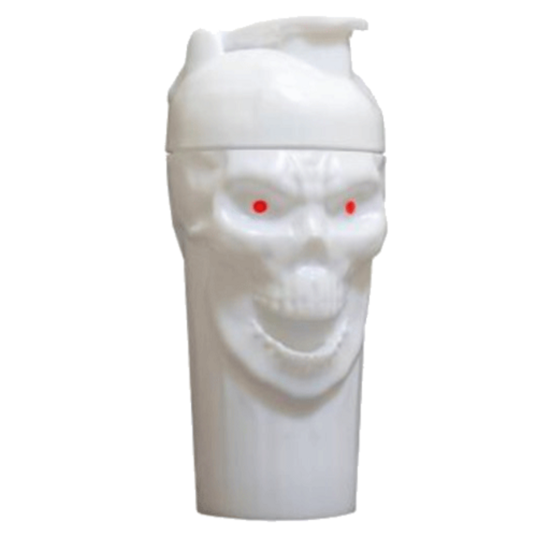 Skull Labs Shaker s lebkou 700ml - bílý Skull Labs