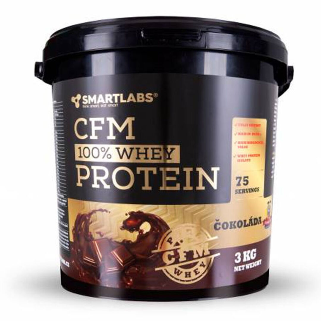 Smartlabs CFM 100% Whey protein 3kg - oříšek Smartlabs