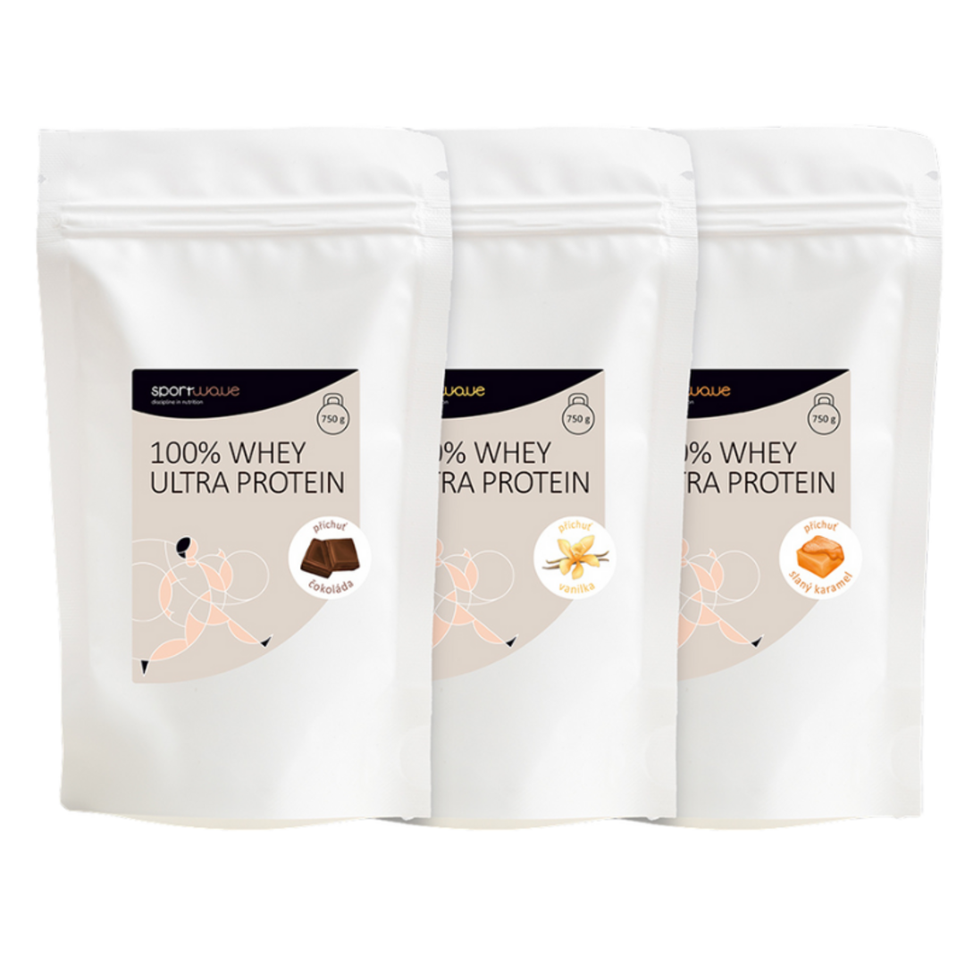 Sport Wave 100% Whey Ultra Protein 750g - čokoláda Sport Wave